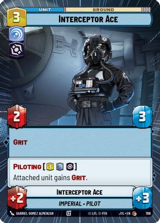Interceptor Ace (Hyperspace Foil) (768) - Jump to Lightspeed Foil
