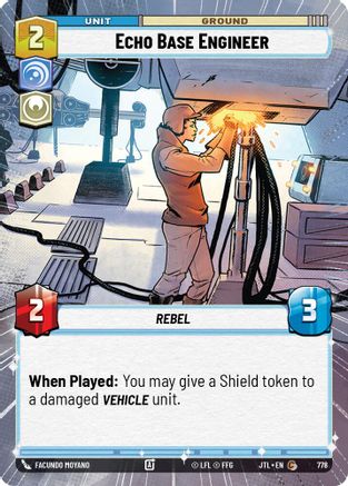 Echo Base Engineer (Hyperspace Foil) (778) - Jump to Lightspeed Foil