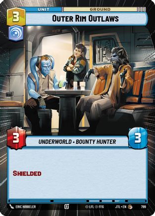 Outer Rim Outlaws (Hyperspace Foil) (799) - Jump to Lightspeed Foil