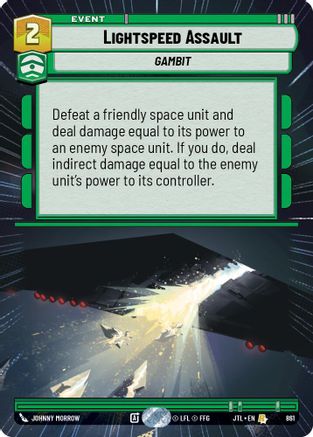 Lightspeed Assault (Hyperspace Foil) (861) - Jump to Lightspeed Foil