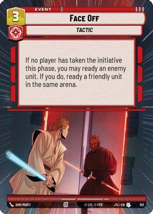 Face Off (Hyperspace Foil) (912) - Jump to Lightspeed Foil