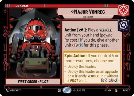 Major Vonreg - Red Baron (011/262) - Jump to Lightspeed