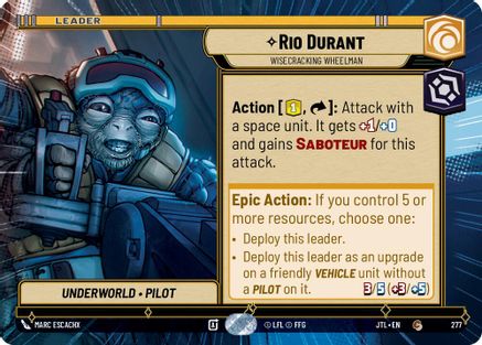 Rio Durant - Wisecrack Wheelman (Hyperspace) (277) - Jump to Lightspeed