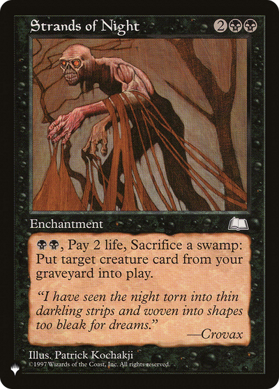 Strands of Night (LIST-) - The List