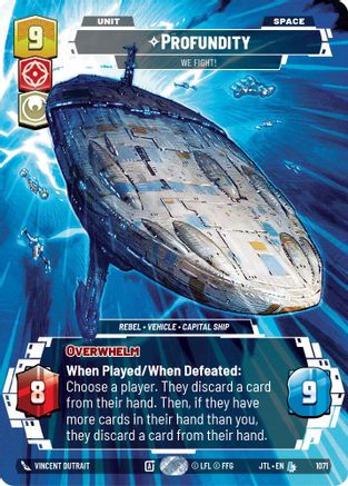 Profundity - We Fight! (Prestige Foil) (1071) - Jump to Lightspeed Foil
