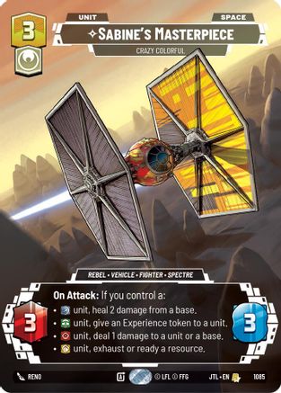 Sabine's Masterpiece - Crazy Colorful (Prestige Foil) (1085) - Jump to Lightspeed Foil