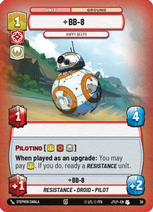 BB-8 - Happy Beeps (Foil) (30) - Jump to Lightspeed  Weekly Play Promos Foil