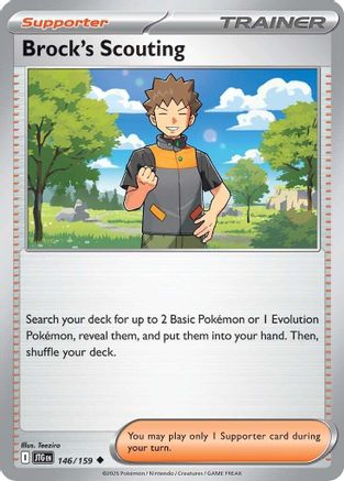 Brock's Scouting (146/159) [Scarlet & Violet: Journey Together]