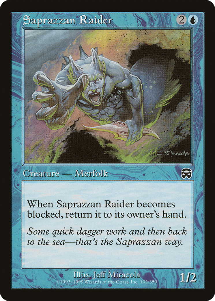 Saprazzan Raider (MMQ-102) - Mercadian Masques