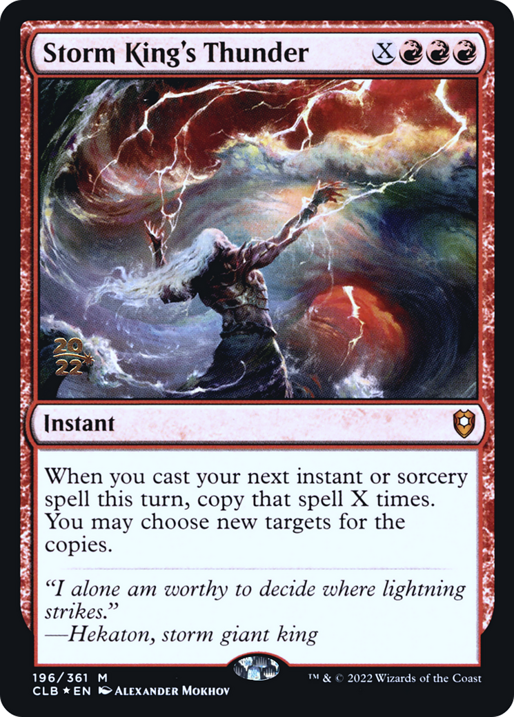 Storm King's Thunder (PRE-196) - Battle for Baldur's Gate Promos Foil