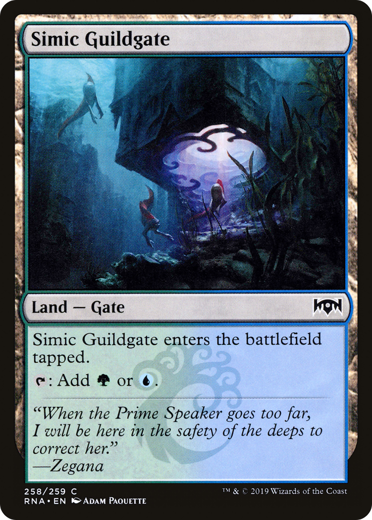 Simic Guildgate (258) (RNA-258) - Ravnica Allegiance