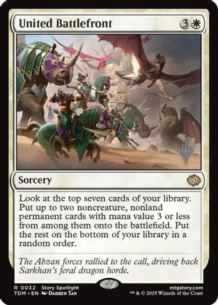 United Battlefront (PPTDM-032) - Promo Pack: Tarkir: Dragonstorm