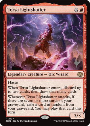 Tersa Lightshatter (PPTDM-127) - Promo Pack: Tarkir: Dragonstorm Foil