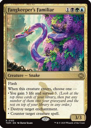 Fangkeeper's Familiar (PPTDM-183) - Promo Pack: Tarkir: Dragonstorm Foil