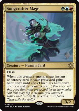 Songcrafter Mage (PPTDM-225) - Promo Pack: Tarkir: Dragonstorm Foil