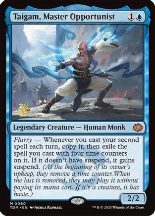 Taigam, Master Opportunist (PRE-060) - Prerelease Cards Foil