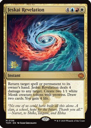 Jeskai Revelation (PRE-196) - Prerelease Cards Foil