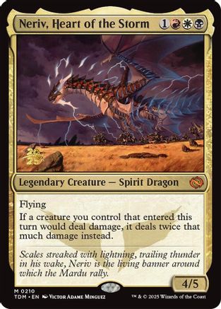 Neriv, Heart of the Storm (PRE-210) - Prerelease Cards Foil
