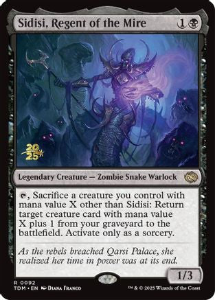 Sidisi, Regent of the Mire (PRE-092) - Prerelease Cards Foil