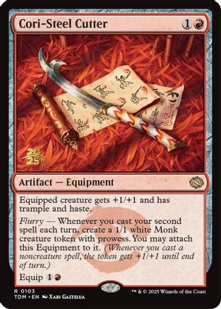 Cori-Steel Cutter (PRE-103) - Prerelease Cards Foil