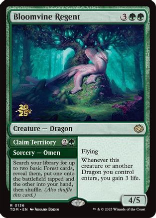 Bloomvine Regent (PRE-136) - Prerelease Cards Foil