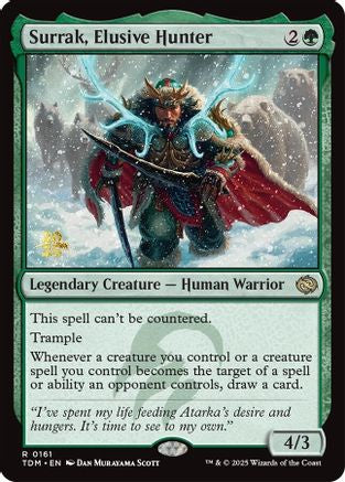 Surrak, Elusive Hunter (PRE-161) - Prerelease Cards Foil