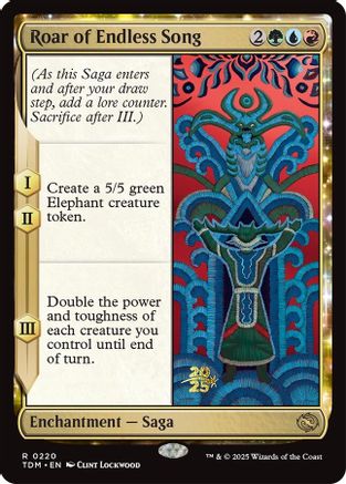 Roar of Endless Song (PRE-220) - Prerelease Cards Foil