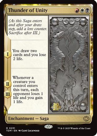 Thunder of Unity (PRE-231) - Prerelease Cards Foil