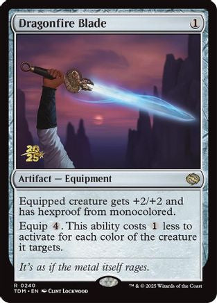 Dragonfire Blade (PRE-240) - Prerelease Cards Foil