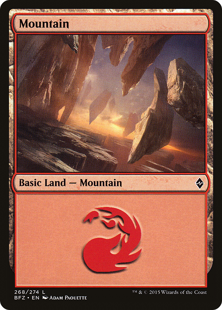 Mountain (268) (BFZ-268) - Battle for Zendikar