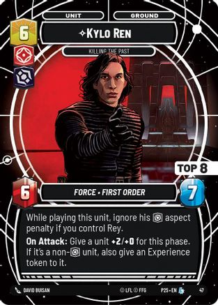 Kylo Ren - Killing the Past (Top 8) (47) - Organized Play Promos Foil