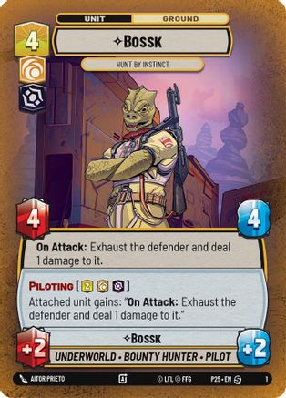 Bossk - Hunt By Instinct (1) - Organized Play Promos