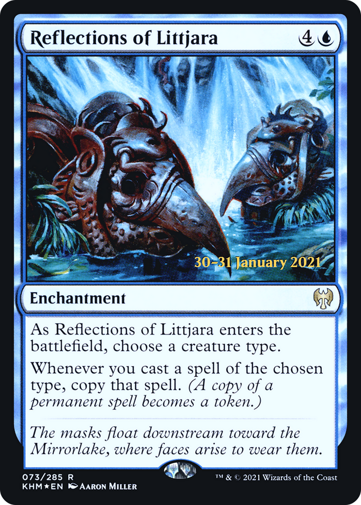 Reflections of Littjara (PRE-073) - Kaldheim Promos Foil