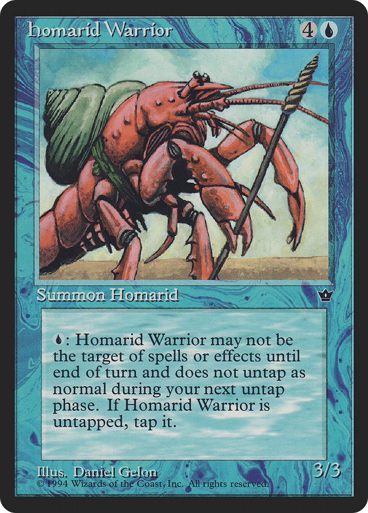Homarid Warrior (Gelon) (FEM-) - Fallen Empires