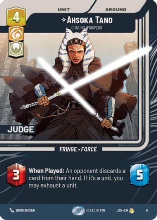 Ahsoka Tano - Chasing Whispers (8) - Judge Promos Foil