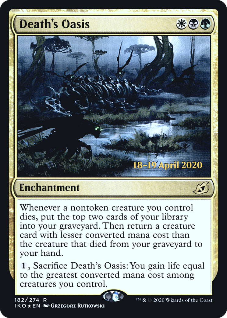 Death's Oasis (PRE-182) - Ikoria: Lair of Behemoths Promos Foil