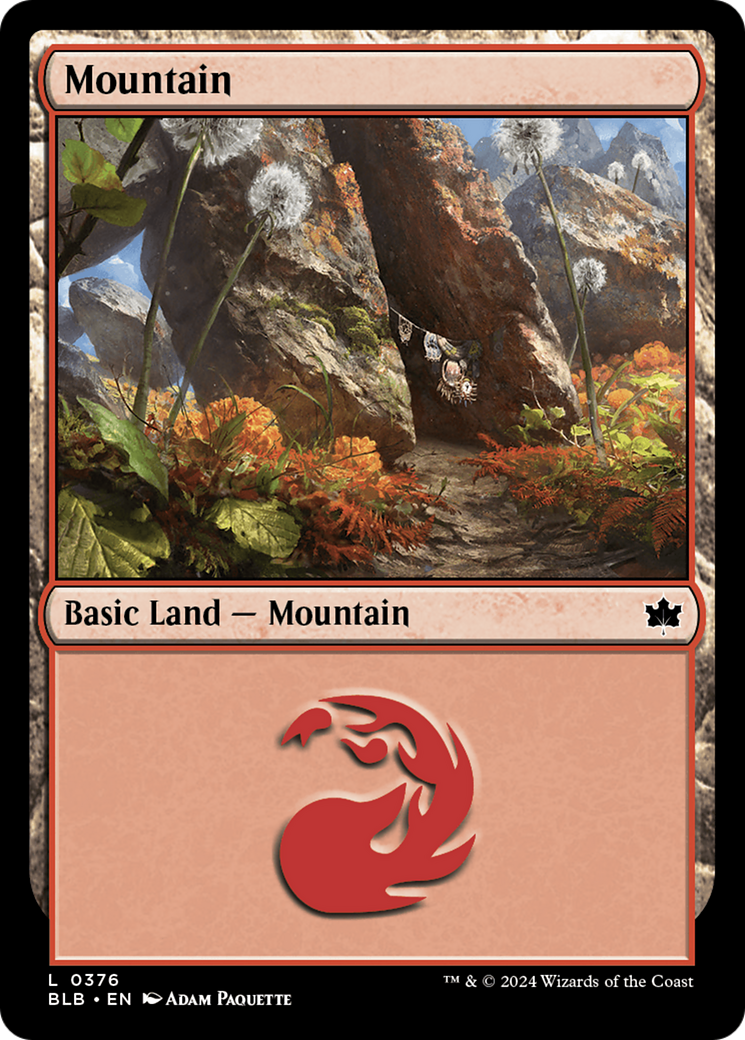 Mountain (0376) (BLB-376) - Bloomburrow Foil