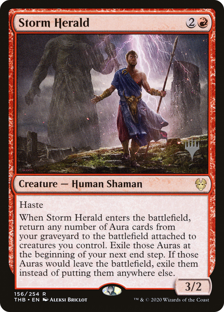 Storm Herald (PPTHB-156P) - Theros Beyond Death Promos Foil