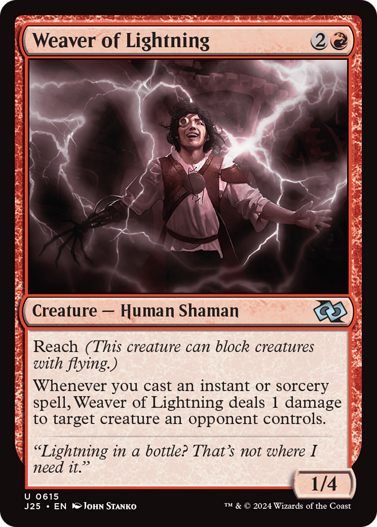 Weaver of Lightning (J25-615) - Foundations Jumpstart