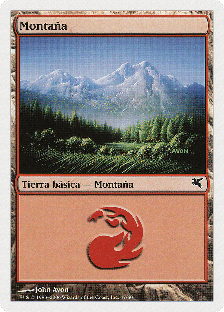 Mountain (Italian) - "Montagna" (D47) (PSAL-D47) - Salvat 2005