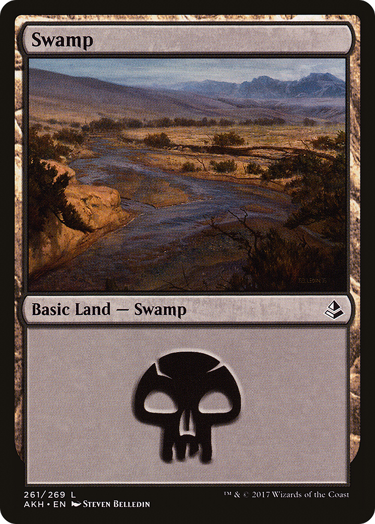Swamp (261) (AKH-261) - Amonkhet Foil
