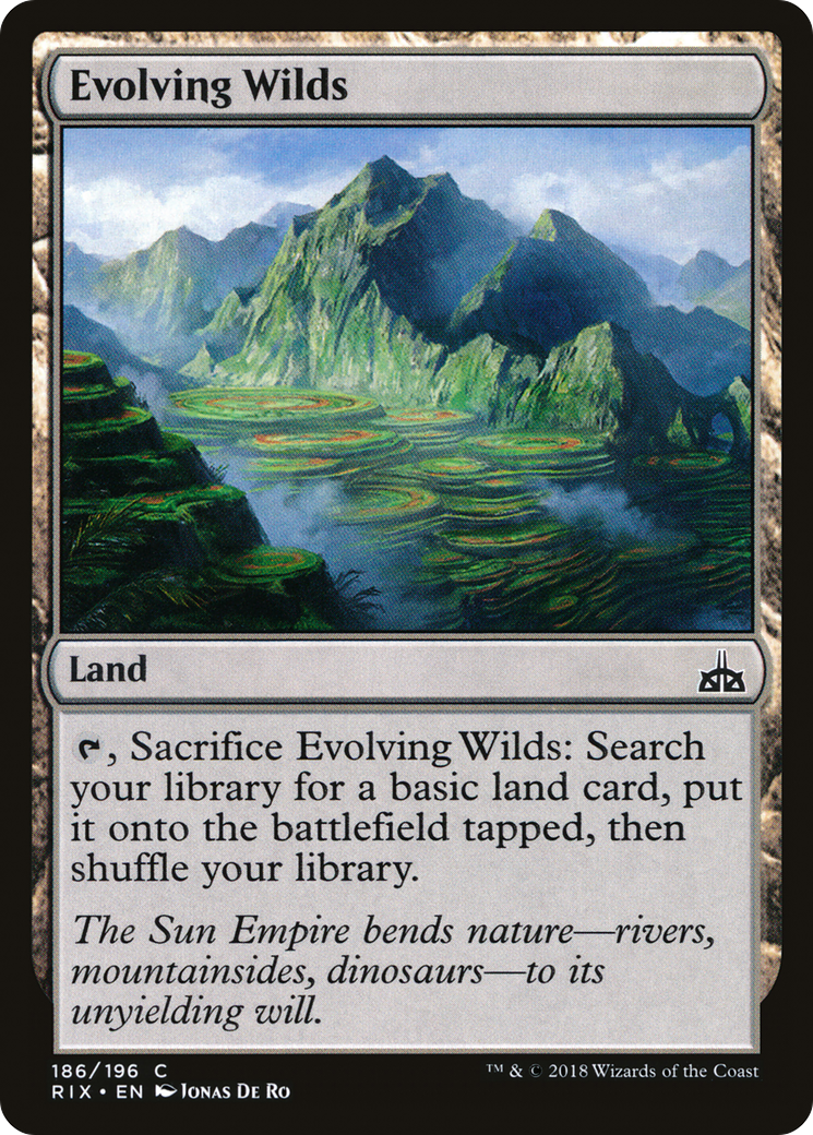 Evolving Wilds (RIX-186) - Rivals of Ixalan