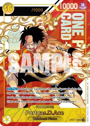 Portgas.D.Ace (Serial Numbered) [One Piece Promotion Cards]