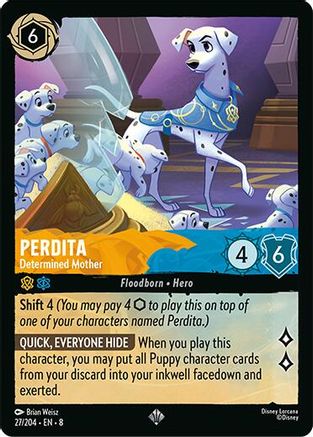 Perdita - Determined Mother (27/204) - Reign of Jafar Cold Foil