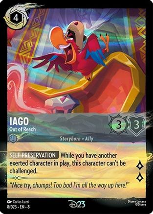 Iago - Out of Reach (8) - D23 Promos Holofoil