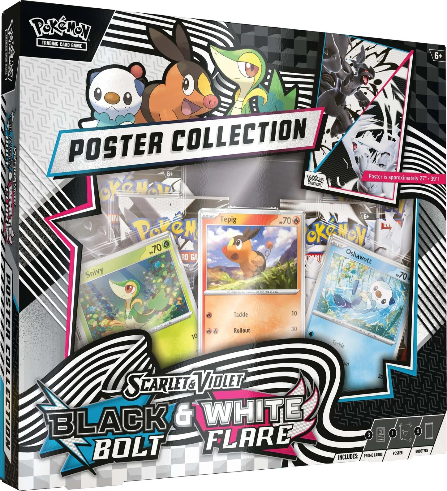 Pokémon: Black Bolt & White Flare - Poster Collection