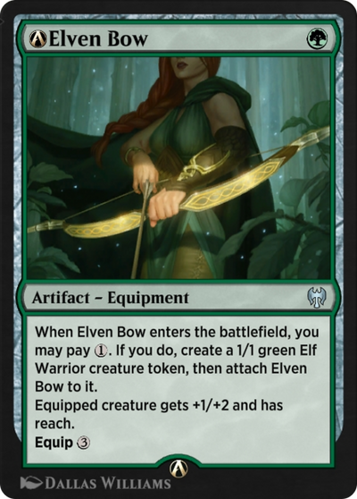 A-Elven Bow (KHM-A-166) - Kaldheim