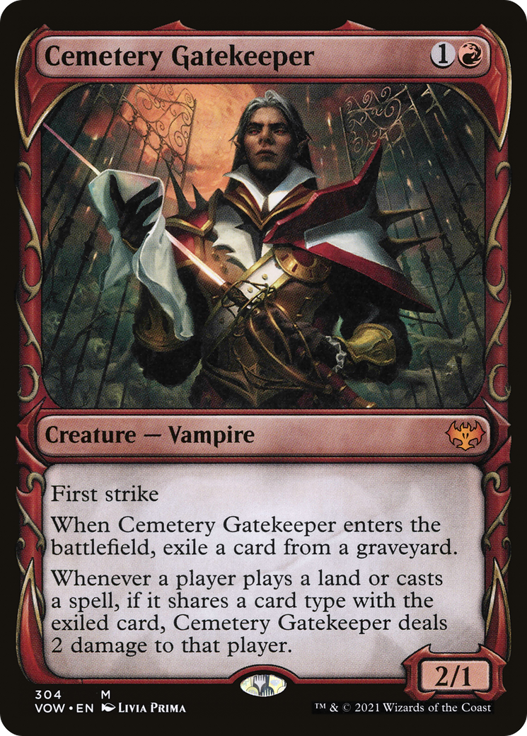 Cemetery Gatekeeper (Showcase) (VOW-304) - Innistrad: Crimson Vow: (Showcase)