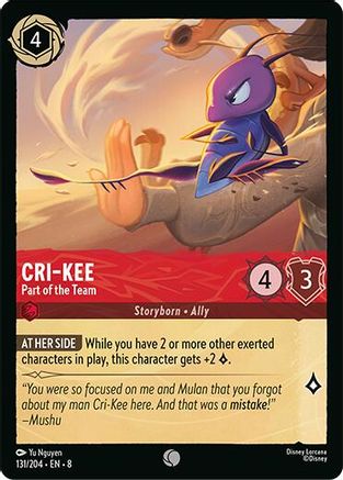 Cri-Kee - Part of the Team (131/204) - Reign of Jafar