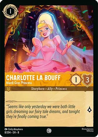 Charlotte La Bouff - Mardi Gras Princess (8/204) - Reign of Jafar